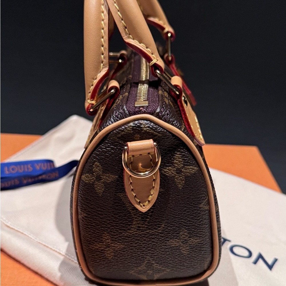 Brand NEW Louis Vuitton Monogram Vivienne Nano Speedy M82624 - Picture 4 of 12